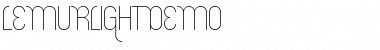 Download Lemur_Light_DEMO Font