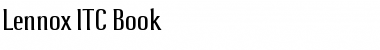 Download Lennox ITC Font
