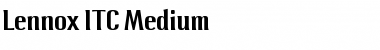 Download Lennox ITC Font