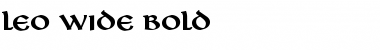 Download Leo Wide Font