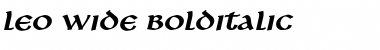 Download Leo Wide Font