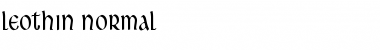 Download LeoThin Font