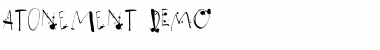 Download Atonement DEMO Font Download Atonement DEMO Font