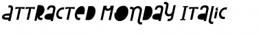 Download Attracted Monday Font Download Attracted Monday Font