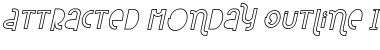 Download Attracted Monday Outline Font Download Attracted Monday Outline Font