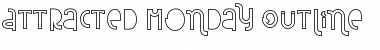 Download Attracted Monday Outline Font