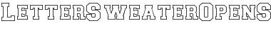 Download LetterSweaterOpenSCapsSSK Font