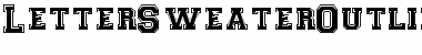 Download LetterSweaterOutlineSCapsSSK Font