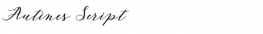 Download Autines Script Font Download Autines Script Font
