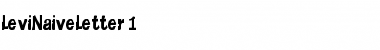 Download LeviNaiveLetter Font