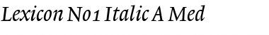Download Lexicon No1 Italic A Med Font