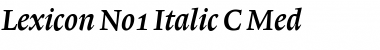 Download Lexicon No1 Italic C Med Font