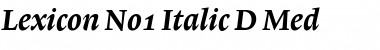 Download Lexicon No1 Italic D Med Font