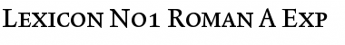 Download Lexicon No1 Roman A Exp Font