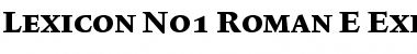 Download Lexicon No1 Font
