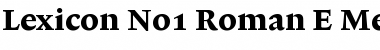 Download Lexicon No1 Font