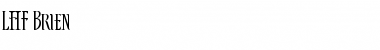 Download LHF Brien Font