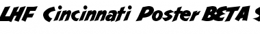 Download LHF Cincinnati Poster BETA Font