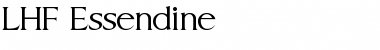 Download LHF Essendine Regular Font