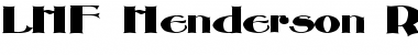Download LHF Henderson Roman Font