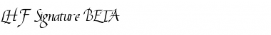 Download LHF Signature BETA Font
