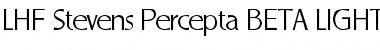 Download LHF Stevens Percepta BETA Font