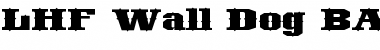 Download LHF Wall Dog BASE Font