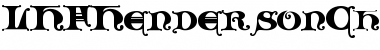 Download LHF Henderson Church Font