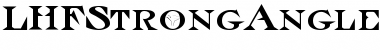 Download LHF Strong Angle Font
