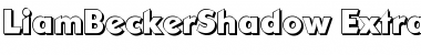 Download LiamBeckerShadow-ExtraBold Regular Font Title Preview