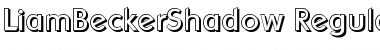 Download LiamBeckerShadow Regular Font Title Preview