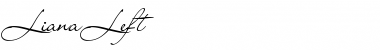 Download LianaLeft Regular Font Title Preview
