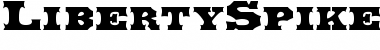 Download LibertySpikeExtended Regular Font Title Preview