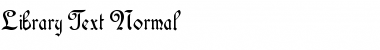 Download Library Text Normal Font Title Preview