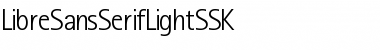 Download LibreSansSerifLightSSK Regular Font Title Preview