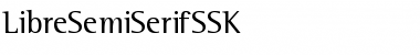 Download LibreSemiSerifSSK Regular Font Title Preview