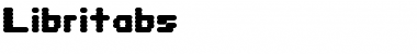 Download Libritabs Regular Font Title Preview