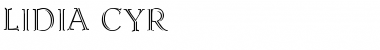 Download Lidia Cyr Regular Font Title Preview