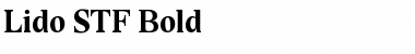 Download Lido STF Bold Font Title Preview Download Lido STF Bold Font Title Preview
