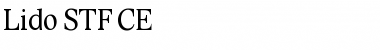 Download Lido STF CE Regular Font Title Preview