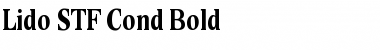 Download Lido STF Cond Bold Font Title Preview