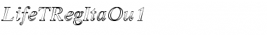 Download LifeTRegItaOu1 Regular Font Title Preview Download LifeTRegItaOu1 Regular Font Title Preview