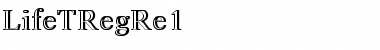 Download LifeTRegRe1 Regular Font Title Preview