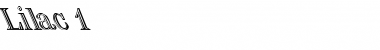 Download Lilac 1 Plain Font Title Preview