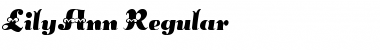 Download LilyAnn Regular Font Title Preview
