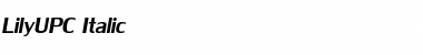 Download LilyUPC Italic Font Title Preview Download LilyUPC Italic Font Title Preview