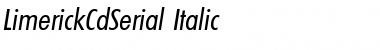 Download LimerickCdSerial Italic Font Title Preview Download LimerickCdSerial Italic Font Title Preview