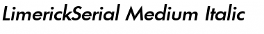 Download LimerickSerial-Medium Italic Font Title Preview Download LimerickSerial-Medium Italic Font Title Preview
