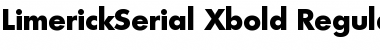 Download LimerickSerial-Xbold Regular Font