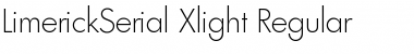 Download LimerickSerial-Xlight Regular Font Title Preview Download LimerickSerial-Xlight Regular Font Title Preview